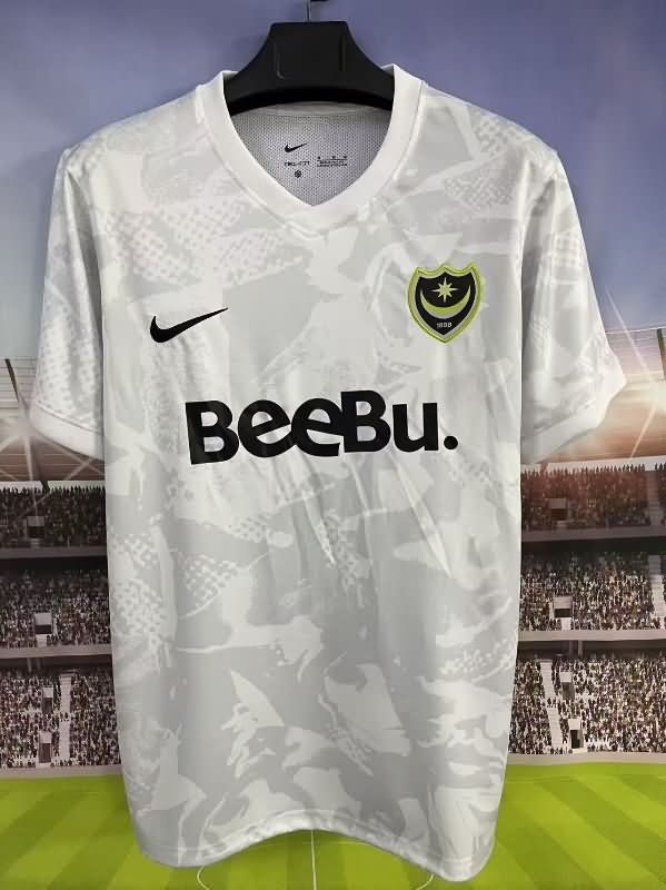 AAA(Thailand) Portsmouth 25/26 Goalkeeper White Soccer Jersey AAA(Thailand) Portsmouth 25/26 Goalkeeper White Soccer Jersey