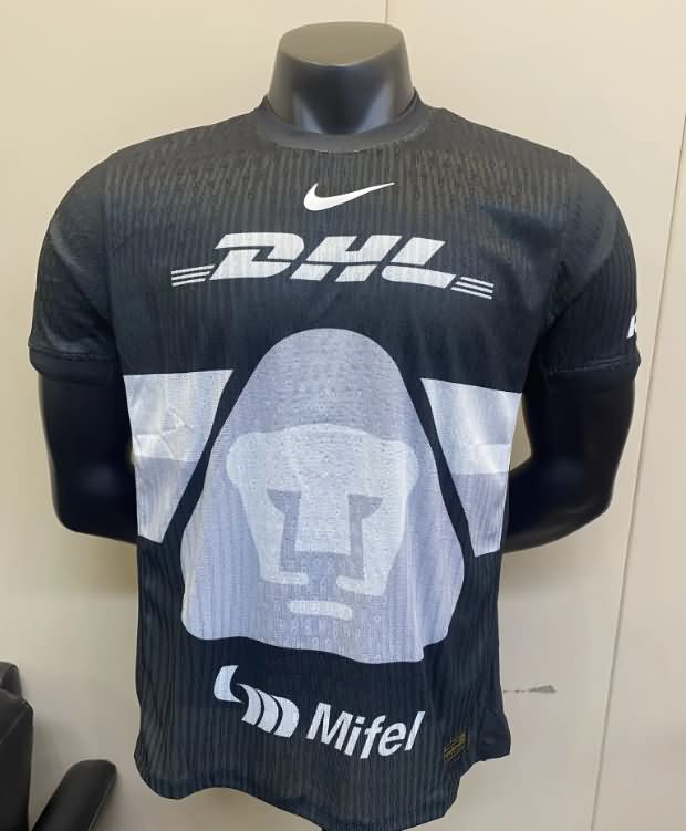 AAA(Thailand) Pumas UNAM 25/26 Goalkeeper Black Soccer Jersey (Player) AAA(Thailand) Pumas UNAM 25/26 Goalkeeper Black Soccer Jersey (Player)