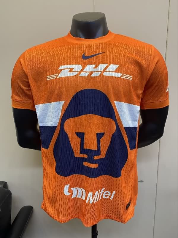 AAA(Thailand) Pumas UNAM 25/26 Goalkeeper Orange Soccer Jersey (Player) AAA(Thailand) Pumas UNAM 25/26 Goalkeeper Orange Soccer Jersey (Player)