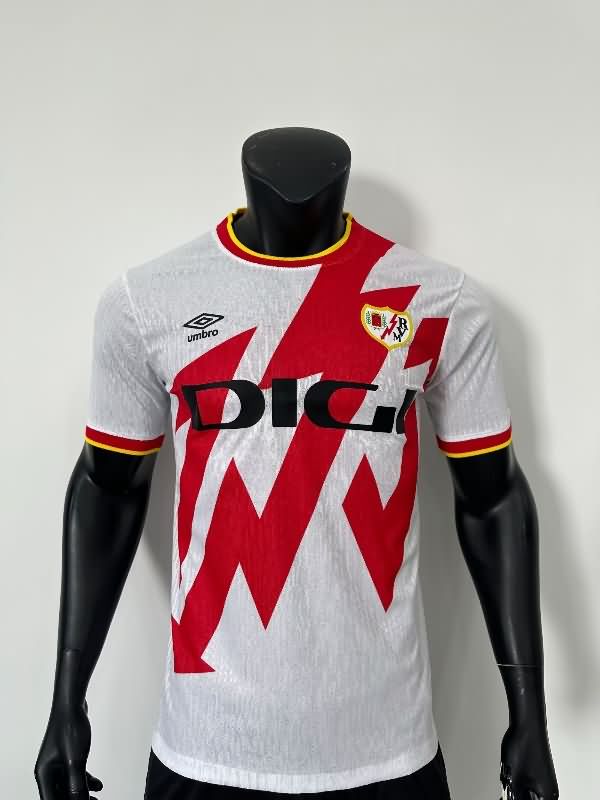 AAA(Thailand) Rayo Vallecano 25/26 Home Soccer Jersey (Player) AAA(Thailand) Rayo Vallecano 25/26 Home Soccer Jersey (Player)