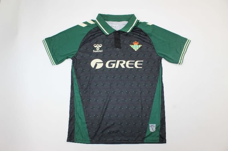 AAA(Thailand) Real Betis 25/26 Black Soccer Jersey AAA(Thailand) Real Betis 25/26 Black Soccer Jersey