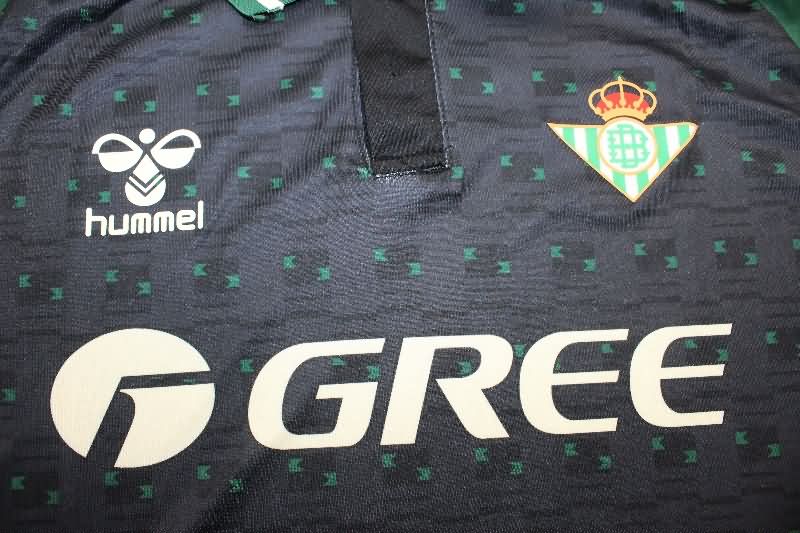 AAA(Thailand) Real Betis 25/26 Black Soccer Jersey