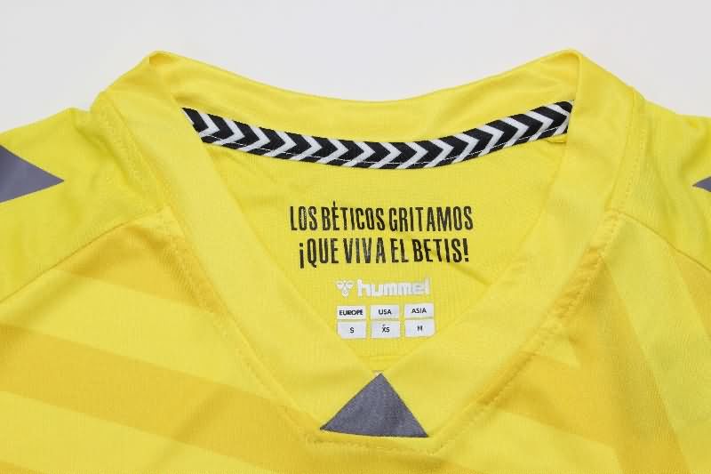 AAA(Thailand) Real Betis 25/26 Goalkeeper Yellow Soccer Jersey