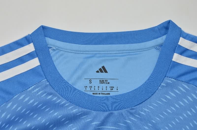 AAA(Thailand) Real Madrid 25/26 Goalkeeper Blue Soccer Jersey