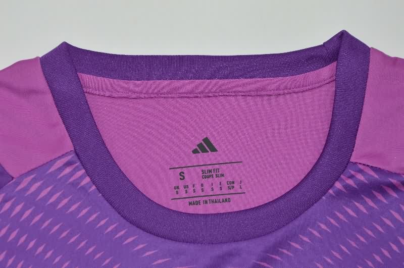 AAA(Thailand) Real Madrid 25/26 Goalkeeper Purple Long Sleeve Soccer Jersey