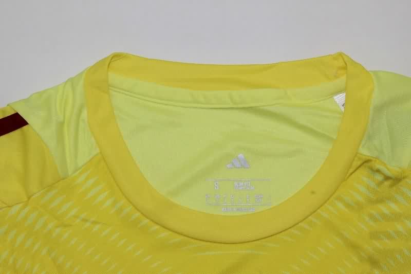 AAA(Thailand) Real Madrid 25/26 Goalkeeper Yellow Soccer Jersey
