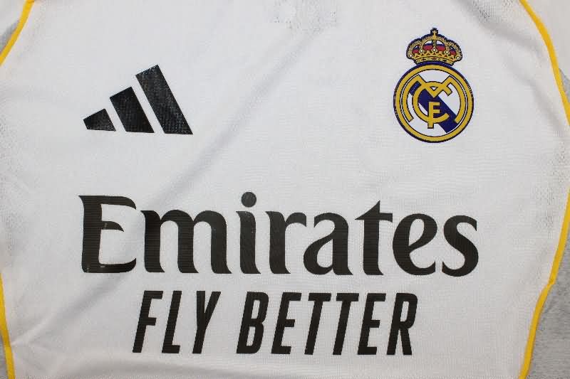 AAA(Thailand) Real Madrid 25/26 Home Soccer Jersey (Player)