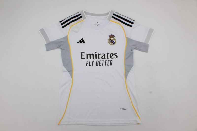 AAA(Thailand) Real Madrid 25/26 Home Women Soccer Jersey AAA(Thailand) Real Madrid 25/26 Home Women Soccer Jersey