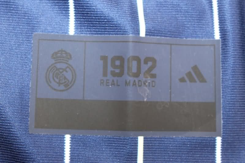 AAA(Thailand) Real Madrid 25/26 Travel Dark Blue Soccer Jersey
