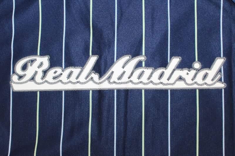 AAA(Thailand) Real Madrid 25/26 Travel Dark Blue Soccer Jersey