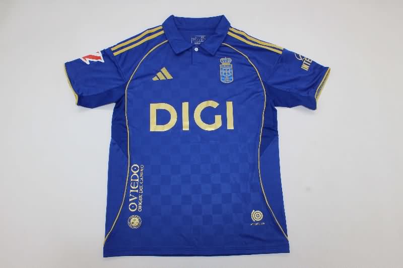 AAA(Thailand) Real Oviedo 25/26 Home Soccer Jersey AAA(Thailand) Real Oviedo 25/26 Home Soccer Jersey