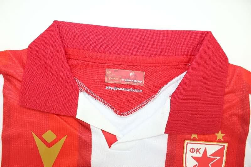 AAA(Thailand) Red Star Belgrade 25/26 Home Soccer Jersey