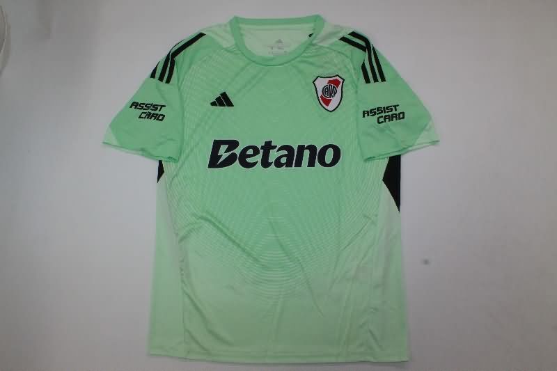 AAA(Thailand) River Plate 2025 Goalkeeper Green Soccer Jersey AAA(Thailand) River Plate 2025 Goalkeeper Green Soccer Jersey