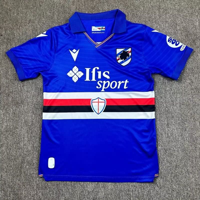 AAA(Thailand) Sampdoria 25/26 Home Soccer Jersey AAA(Thailand) Sampdoria 25/26 Home Soccer Jersey