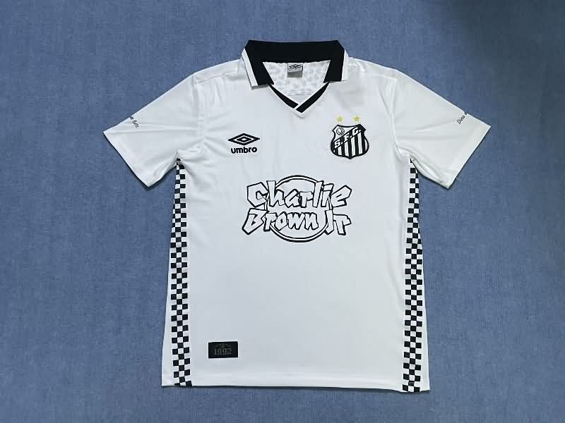 AAA(Thailand) Santos 2025 White Soccer Jersey