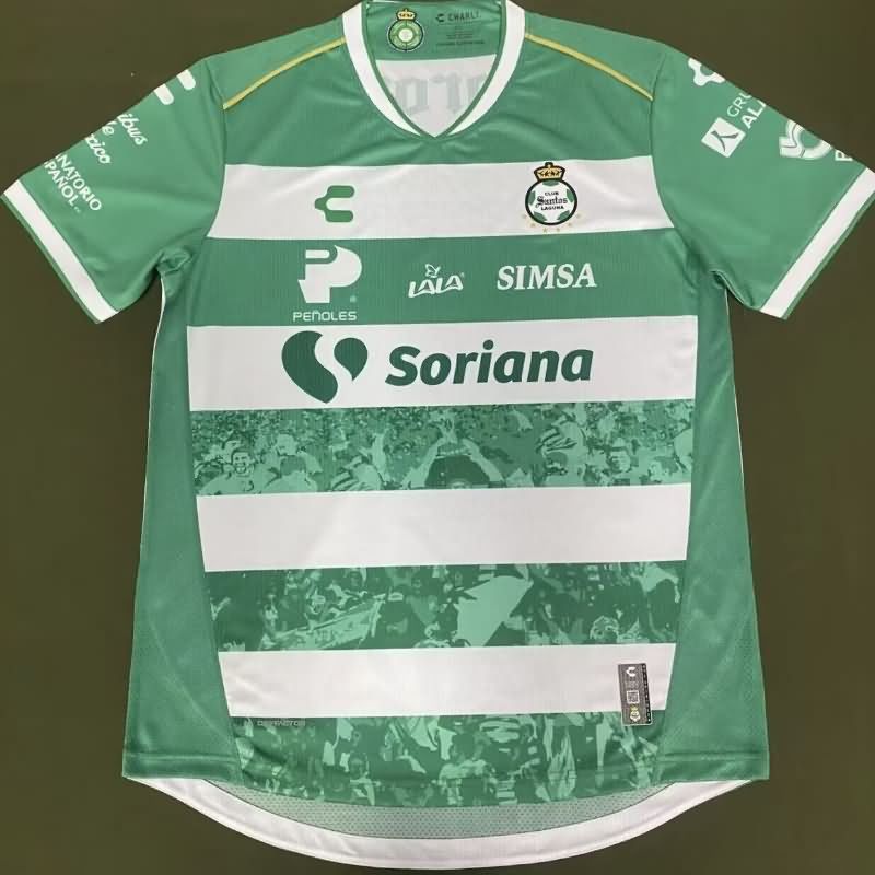 AAA(Thailand) Santos Laguna 25/26 Home Soccer Jersey (Player) AAA(Thailand) Santos Laguna 25/26 Home Soccer Jersey (Player)