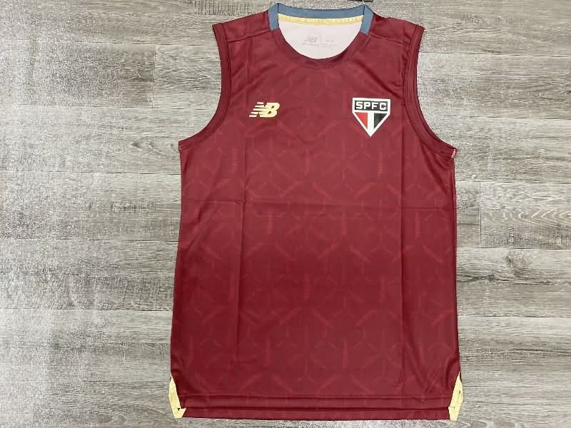 AAA(Thailand) Sao Paulo 2025 Training Vest Soccer Jersey 02 AAA(Thailand) Sao Paulo 2025 Training Vest Soccer Jersey 02