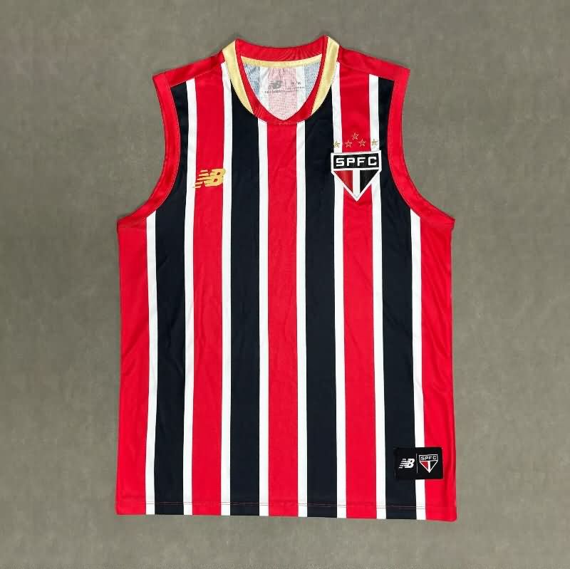 AAA(Thailand) Sao Paulo 2025 Training Vest Soccer Jersey 04 AAA(Thailand) Sao Paulo 2025 Training Vest Soccer Jersey 04