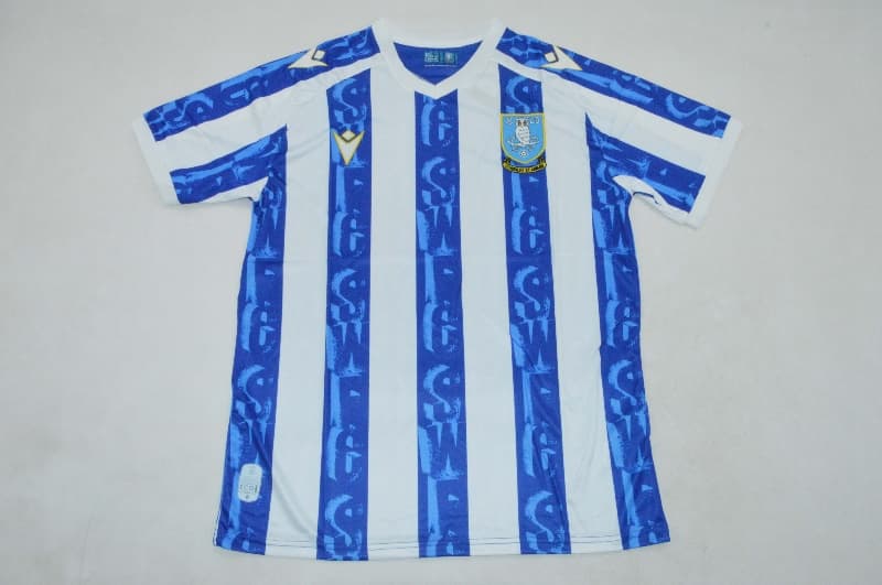 AAA(Thailand) Sheffield Wednesday 25/26 Home Soccer Jersey AAA(Thailand) Sheffield Wednesday 25/26 Home Soccer Jersey