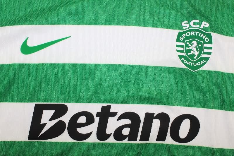 AAA(Thailand) Sporting Lisbon 25/26 Home Soccer Jersey (Player)