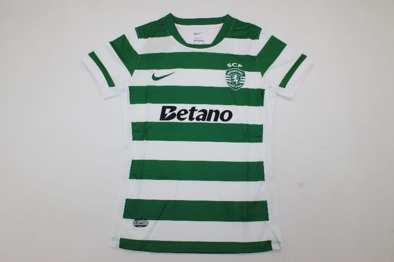 AAA(Thailand) Sporting Lisbon 25/26 Home Women Soccer Jersey AAA(Thailand) Sporting Lisbon 25/26 Home Women Soccer Jersey