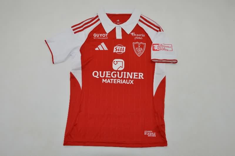 AAA(Thailand) Stade Brestois 25/26 Home Soccer Jersey AAA(Thailand) Stade Brestois 25/26 Home Soccer Jersey