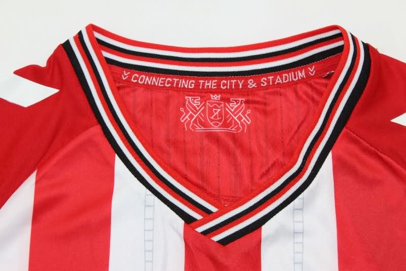 AAA(Thailand) Sunderland 25/26 Home Long Sleeve Soccer Jersey