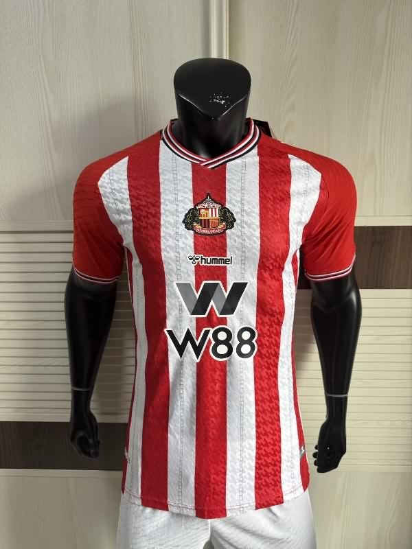 AAA(Thailand) Sunderland 25/26 Home Soccer Jersey (Player) AAA(Thailand) Sunderland 25/26 Home Soccer Jersey (Player)