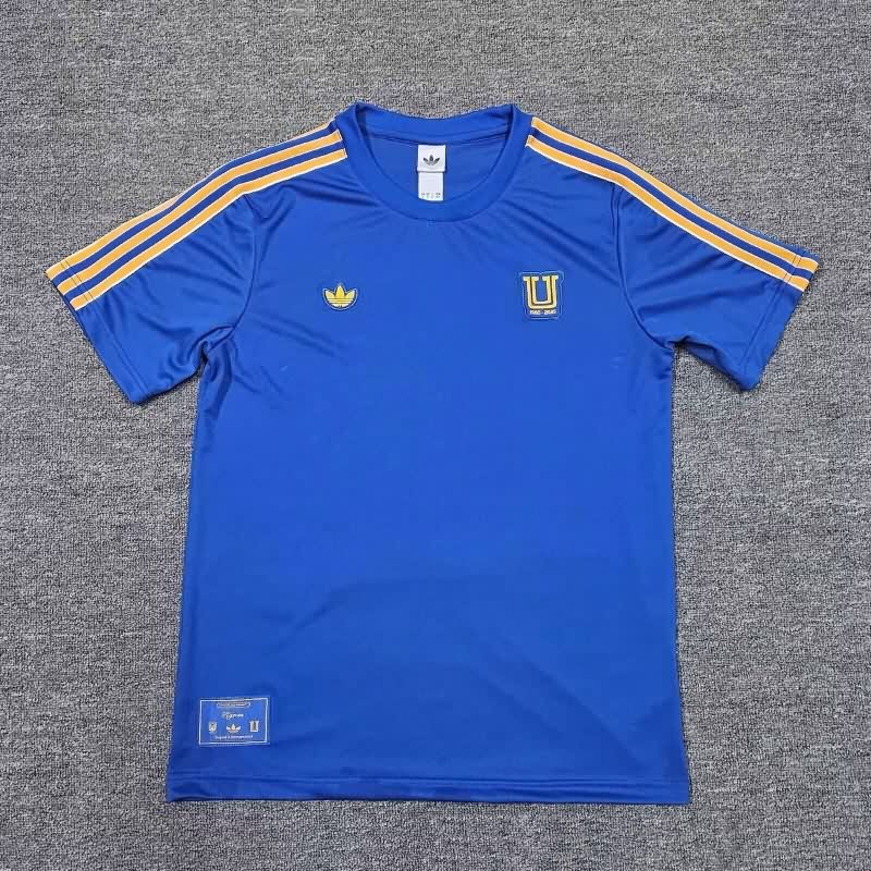 AAA(Thailand) Tigres Uanl 25/26 Blue Soccer Jersey AAA(Thailand) Tigres Uanl 25/26 Blue Soccer Jersey