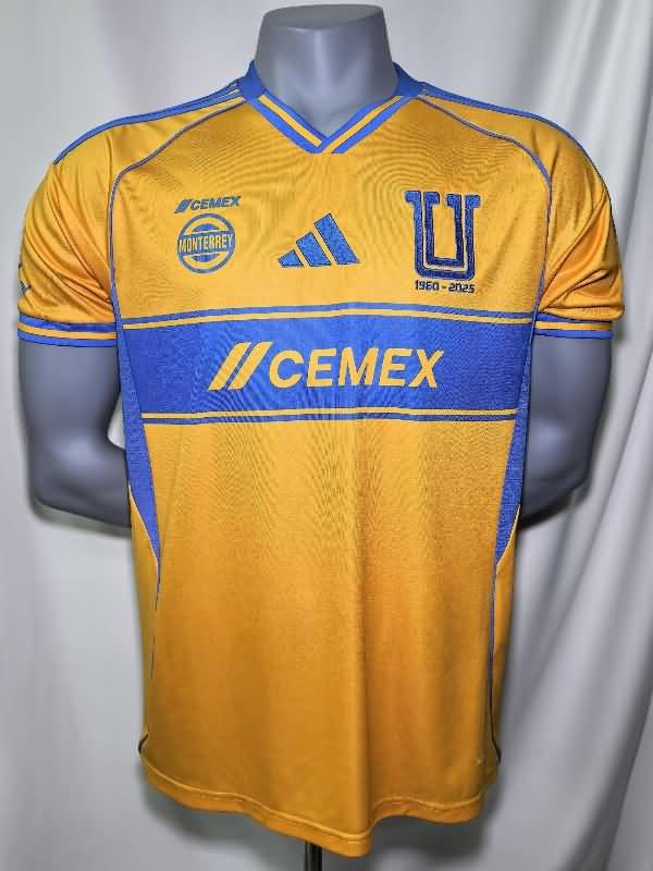 AAA(Thailand) Tigres Uanl 25/26 Home Soccer Jersey