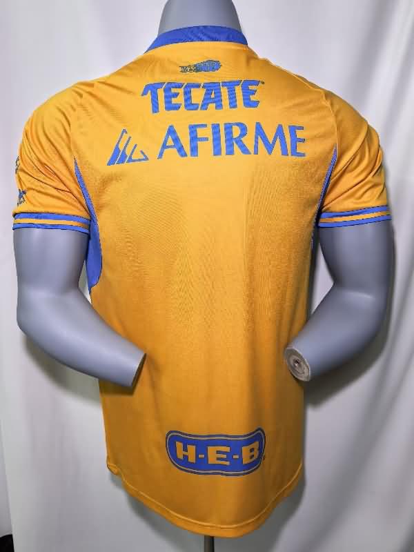 AAA(Thailand) Tigres Uanl 25/26 Home Soccer Jersey