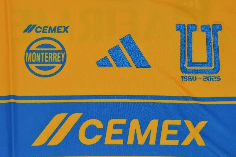AAA(Thailand) Tigres Uanl 25/26 Training Vest Soccer Jersey