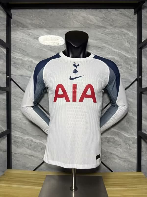 AAA(Thailand) Tottenham Hotspur 25/26 Home Long Sleeve Soccer Jersey (Player) AAA(Thailand) Tottenham Hotspur 25/26 Home Long Sleeve Soccer Jersey (Player)