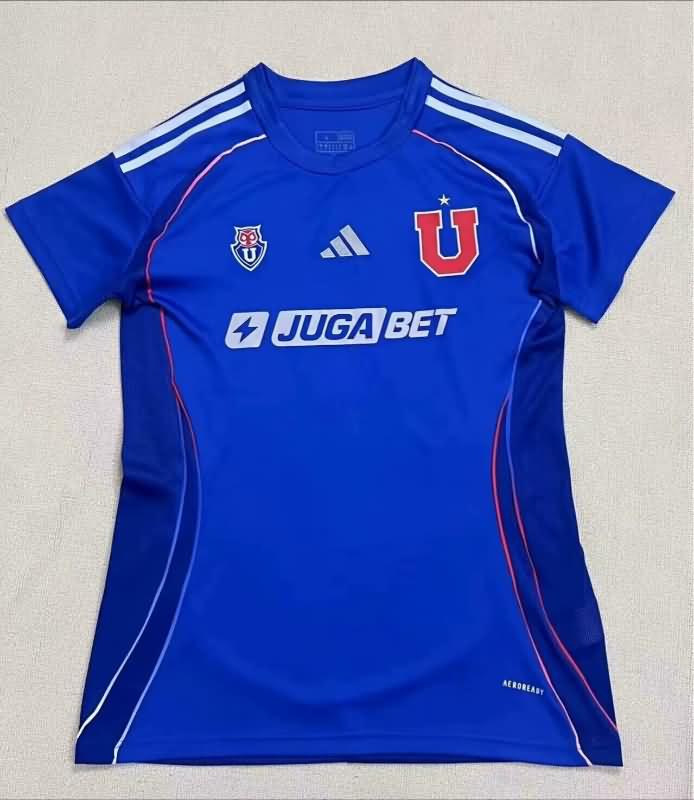 AAA(Thailand) Universidad Chile 2025 Home Women Soccer Jersey