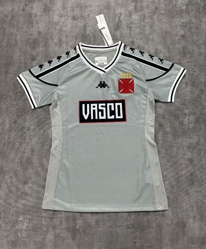 AAA(Thailand) Vasco Da Gama 2025 Grey Women Soccer Jersey AAA(Thailand) Vasco Da Gama 2025 Grey Women Soccer Jersey