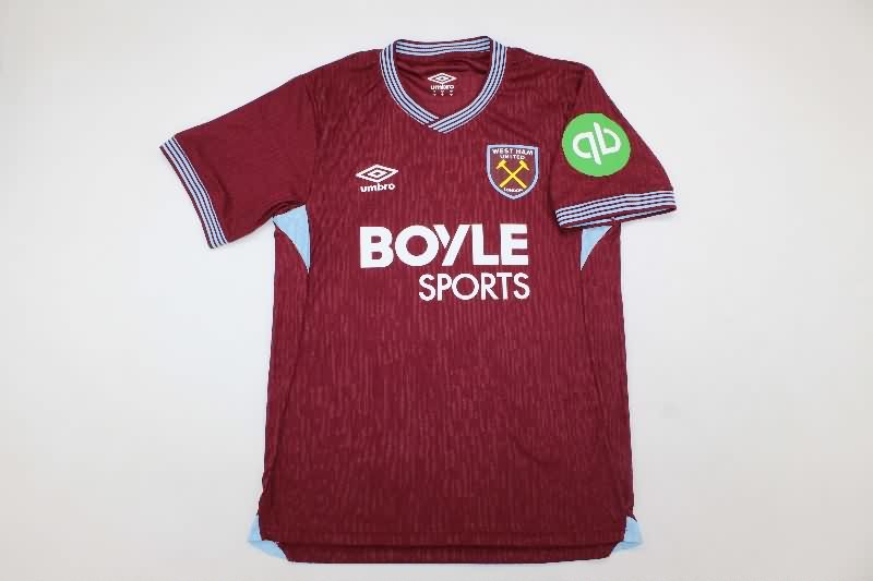 AAA(Thailand) West Ham 25/26 Home Soccer Jersey (Player) AAA(Thailand) West Ham 25/26 Home Soccer Jersey (Player)