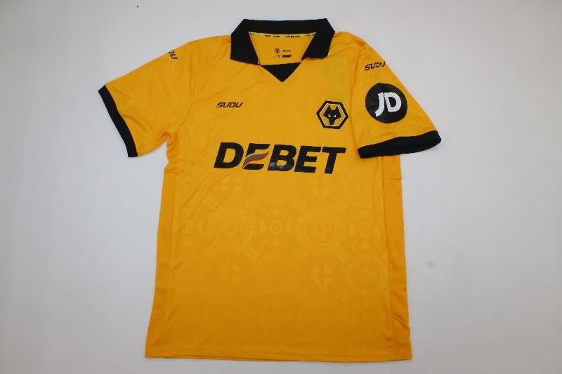 AAA(Thailand) Wolves 25/26 Home Soccer Jersey AAA(Thailand) Wolves 25/26 Home Soccer Jersey