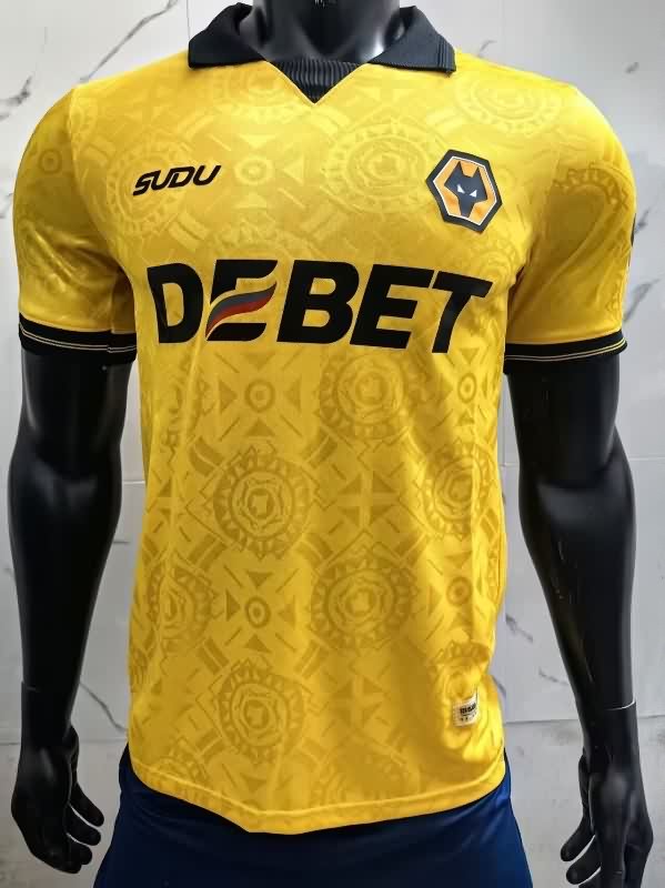 AAA(Thailand) Wolves 25/26 Home Soccer Jersey (Player) AAA(Thailand) Wolves 25/26 Home Soccer Jersey (Player)
