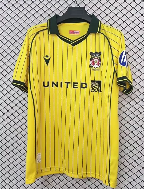 AAA(Thailand) Wrexham 25/26 Away Soccer Jersey AAA(Thailand) Wrexham 25/26 Away Soccer Jersey