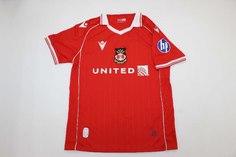 AAA(Thailand) Wrexham 25/26 Home Soccer Jersey AAA(Thailand) Wrexham 25/26 Home Soccer Jersey