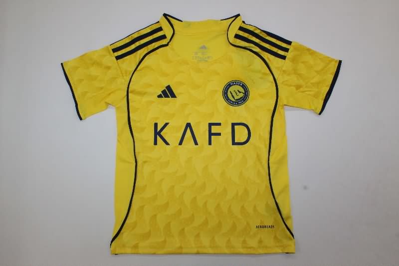 Al Nassr FC 25/26 Kids Home Soccer Jersey And Shorts