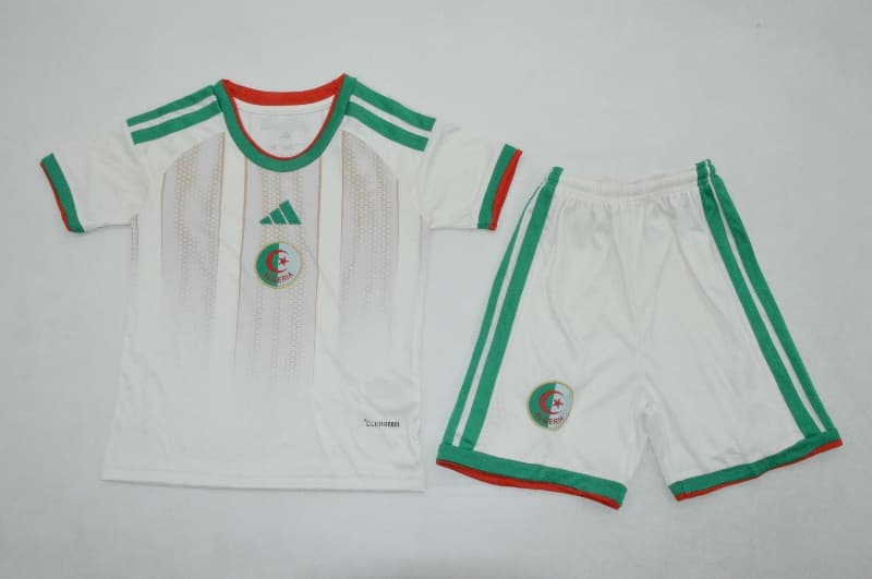 Algeria 2026 Kids Home Soccer Jersey And Shorts
