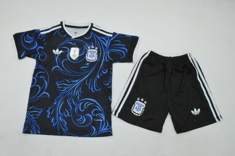 Argentina 2026 Kids World Cup Away Soccer Jersey And Shorts