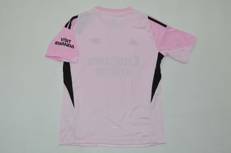 Arsenal 25/26 Kids Goalkeeper Pink Soccer Jersey And Shorts