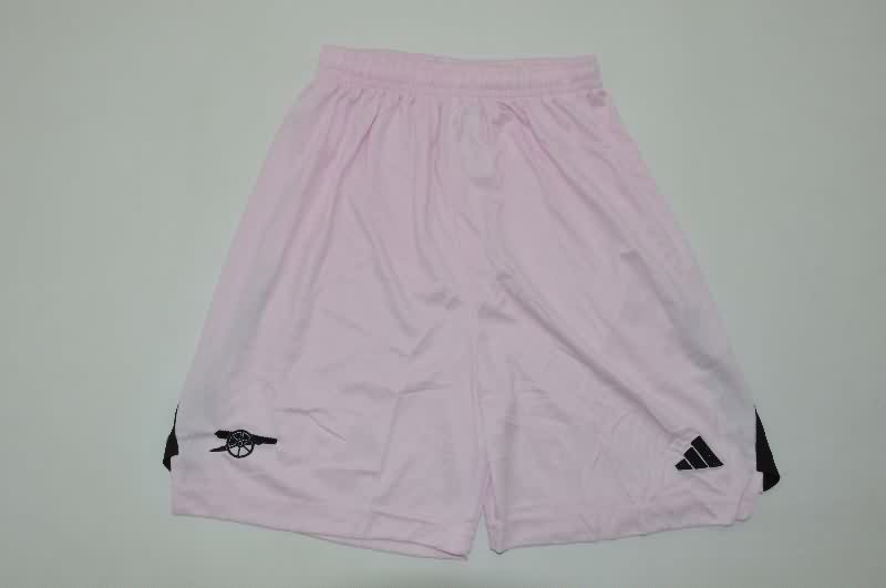 Arsenal 25/26 Kids Goalkeeper Pink Soccer Jersey And Shorts