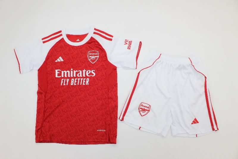 Arsenal 25/26 Kids Home Soccer Jersey And Shorts Arsenal 25/26 Kids Home Soccer Jersey And Shorts