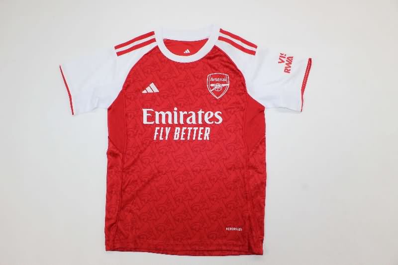 Arsenal 25/26 Kids Home Soccer Jersey And Shorts