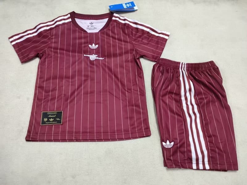 Arsenal 25/26 Kids Red Soccer Jersey And Shorts Arsenal 25/26 Kids Red Soccer Jersey And Shorts