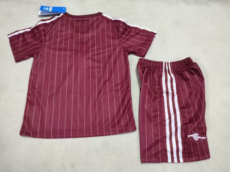 Arsenal 25/26 Kids Red Soccer Jersey And Shorts