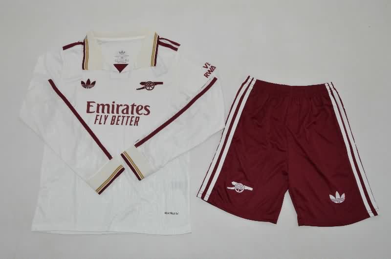 Arsenal 25/26 Kids Third Long Sleeve Soccer Jersey And Shorts Arsenal 25/26 Kids Third Long Sleeve Soccer Jersey And Shorts